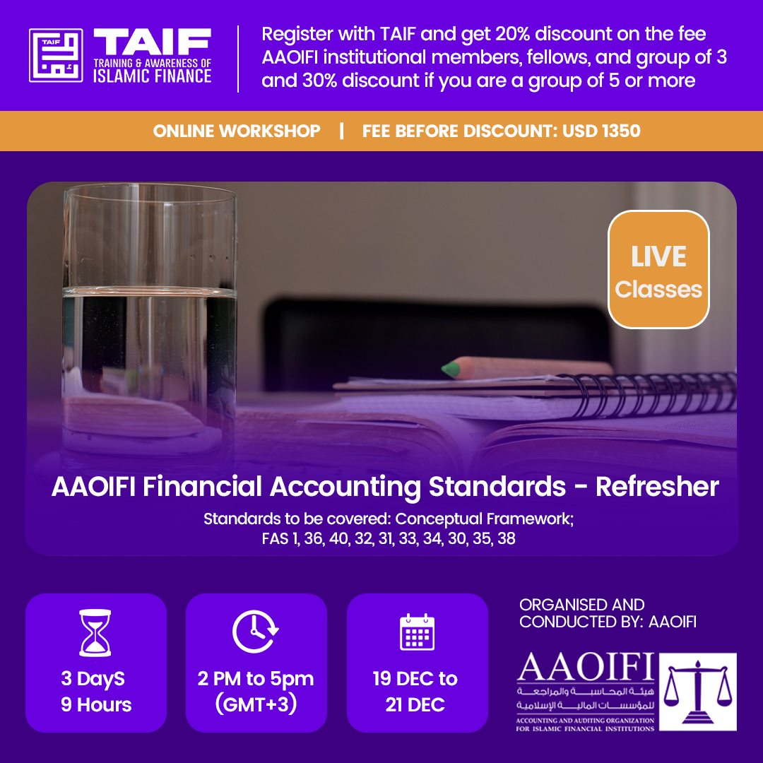 AAOIFI Financial Accounting Standards - Refresher